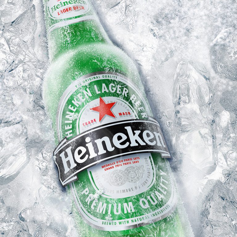 Heineken refrigerator display