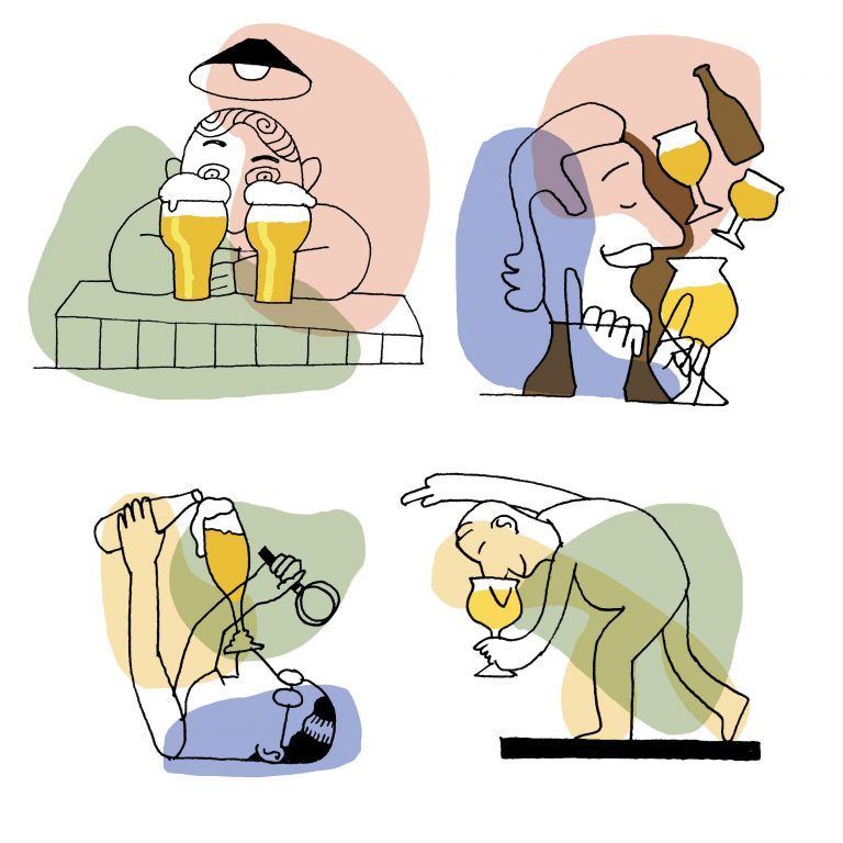 Four types of beer drinkers