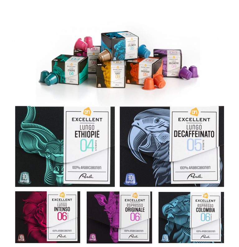 Perla coffee packaging