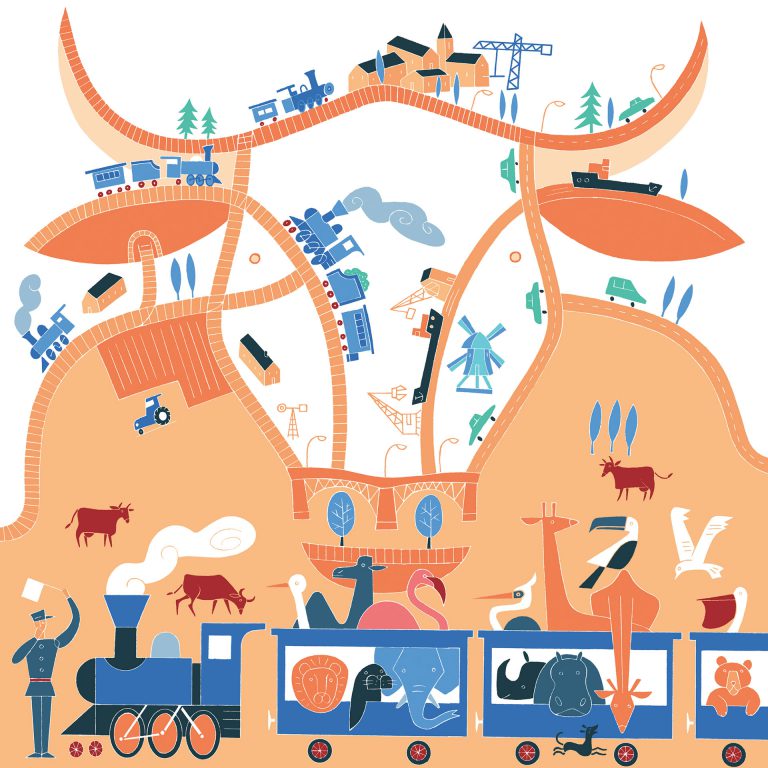 Hospital ward murals