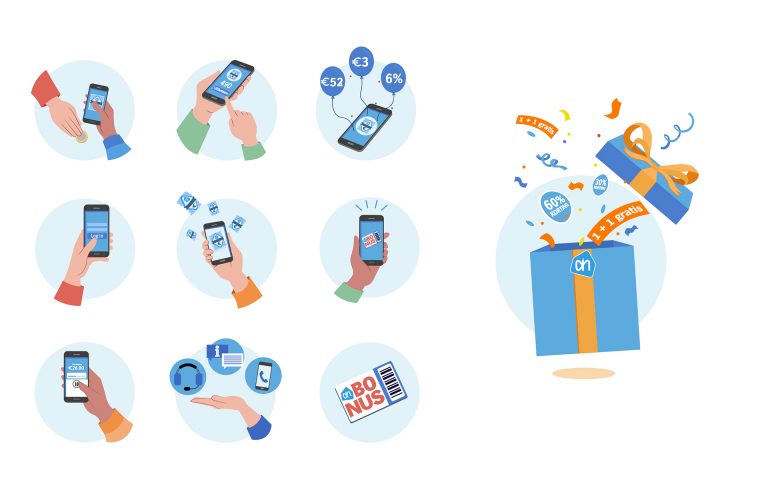 Albert Heijn app ‘Koopzegels’