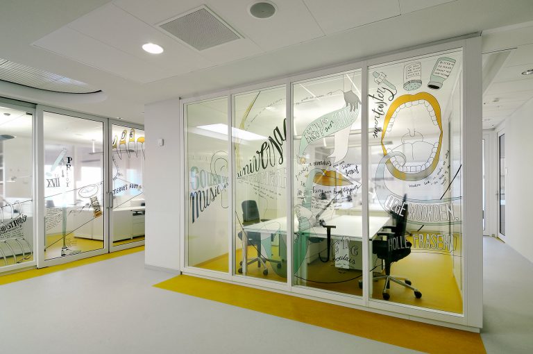 Hospital ward murals