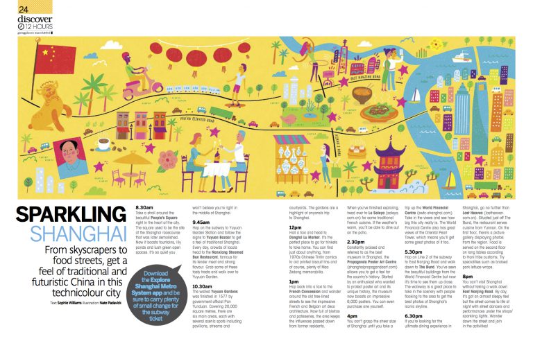 Sparkling Shanghai map