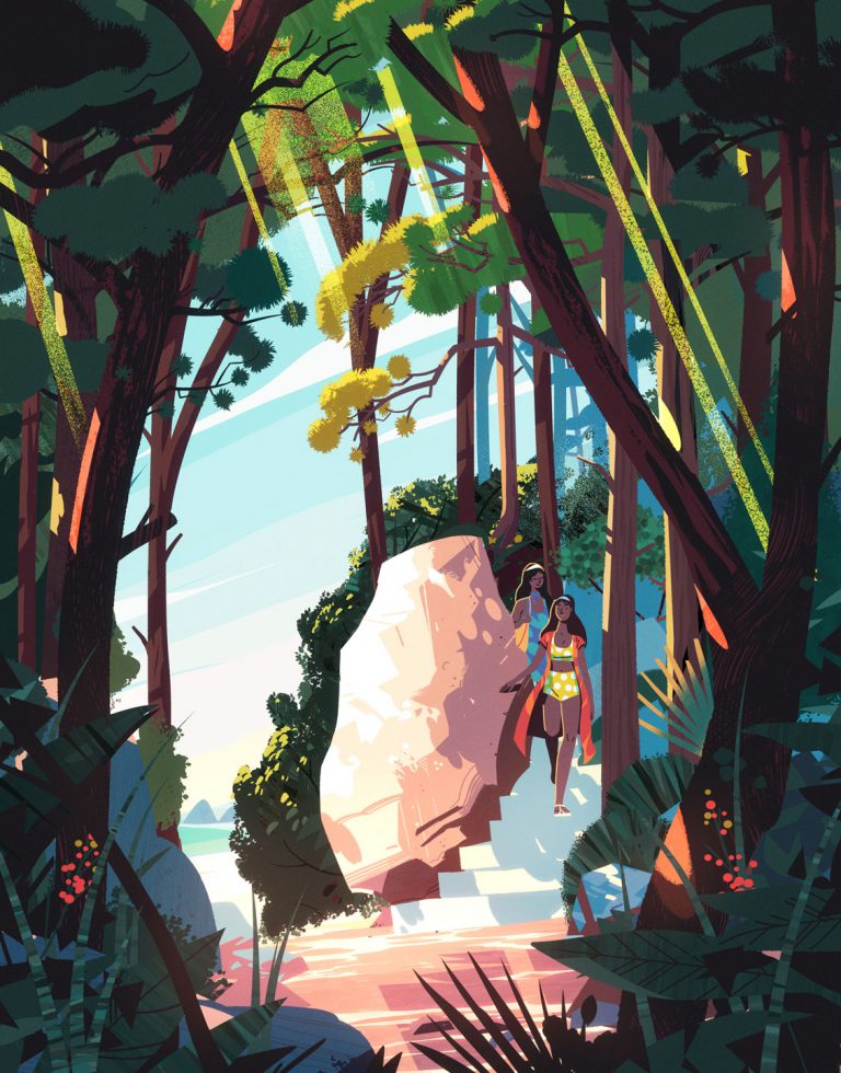 Virtual Vacation: Beach Walk