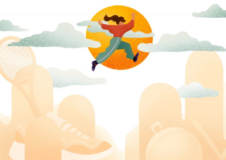 Working out comes with ups and downs