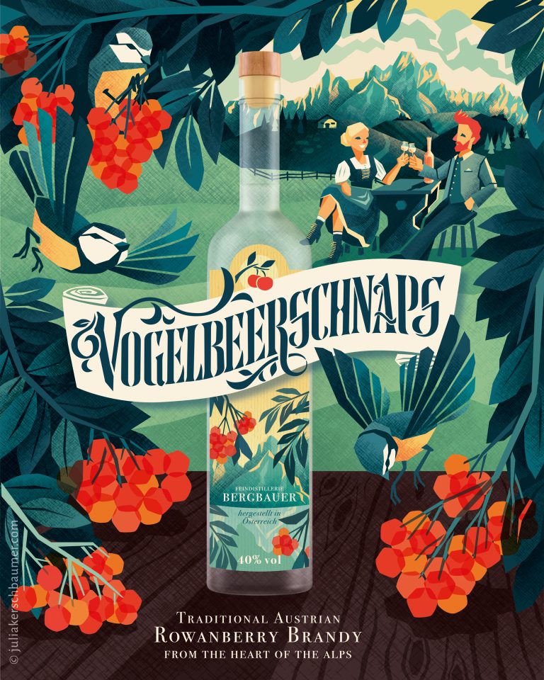 Vogelbeerschnaps