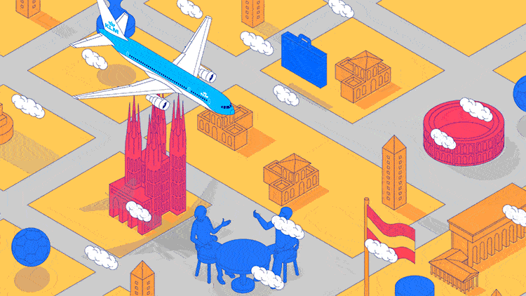 KLM Bluebiz FD media